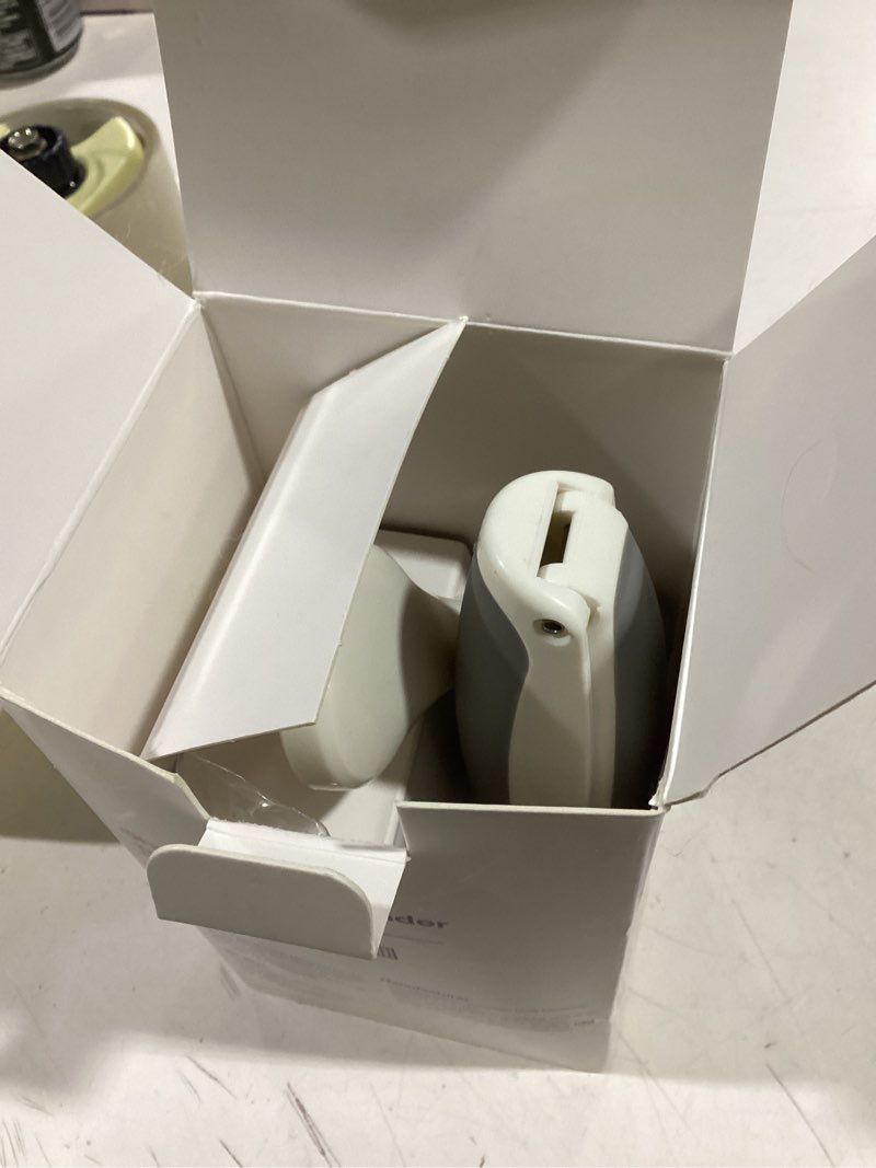 Condition photo showing Good Condition for Patented Rotary Parmesan Cheese Grater, Hand Crank Cheese Shredder with Fine & Coarse Drums, Restaurant Quality, White, Stainless Steel & ABS, Dishwasher Safe