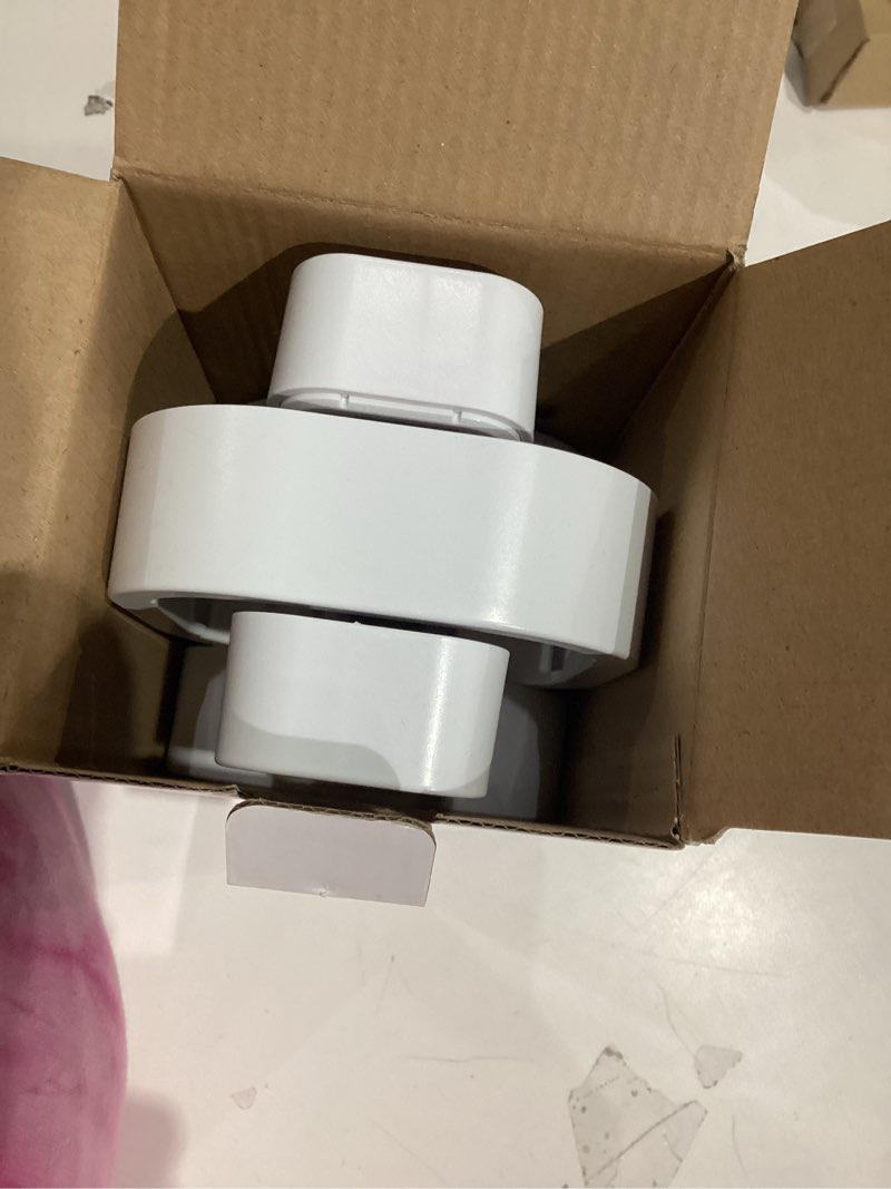 Condition photo showing New/Like New for Wall Mount Holder for eero 6 and for eero 6+ Router Mesh Wi-Fi System – No Messy Wires, Space-Saving Outlet Wall Mount Holder for eero 6 Plus Extender, Stand Bracket for eero 6+ (White-3pcs)