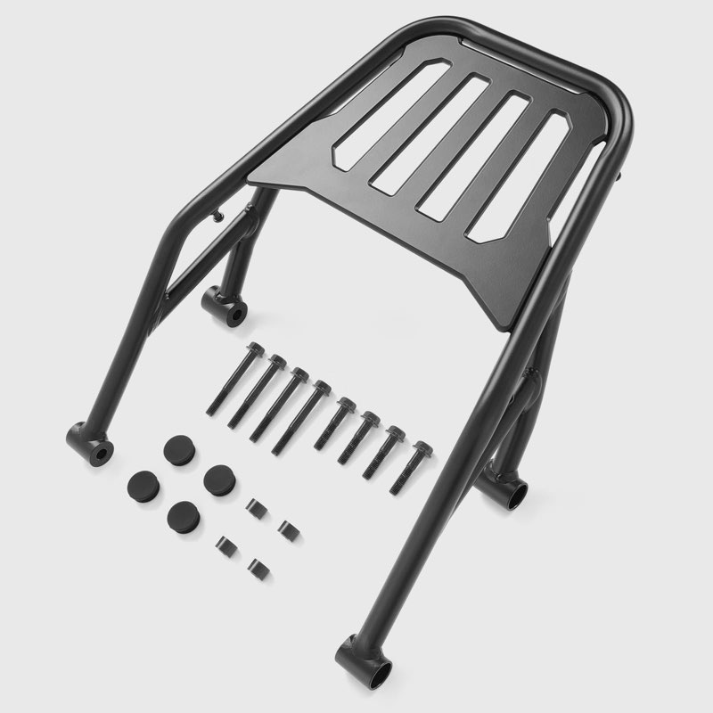 WOOGA Motorcycle Rear Carrier Support Shelf Luggage Rack Passenger Carrier Grab Bar for Ho&nda Rebel