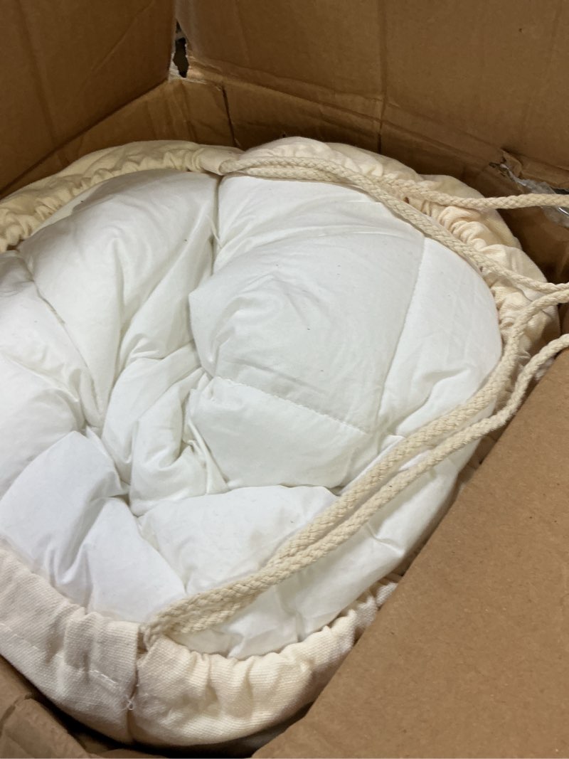 Condition photo showing Good Condition for Calm&Relax Fluffy Weighted Blankets for Adults Heavy Weighted Comforter, Thick Down Comforter Blanket with Glass Beads, Machine Washable (Queen Size, 20 lbs, 60"×80") 60x80in 20lbs