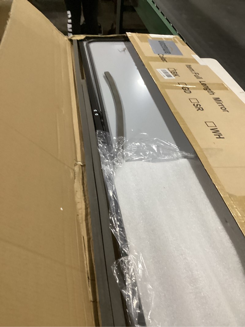 LadyNow Full Length Mirror, 58"x18" Arched Floor Mirror Freestanding, Floor Standing Full Body Mirro