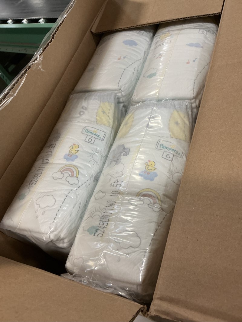 Condition photo showing New/Like New for Pampers Swaddlers Diapers, Size 6 (23-44 lbs), 108 Count, Absorbent, Keeps Baby Dry and Comfortable, Skin Safe Disposable Baby Diaper (Packaging May Vary) Size 6 108