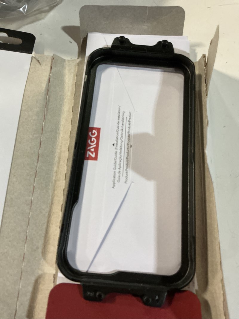 Condition photo showing Good Condition for zagg glass elite screen protector for iphone 16/15-5x stronger, reinforced edges, ultra-strong tempered glass, scratch resistant, anti-smudge, easy installation, invisibleshield, eco-friendly iphone 16/15 glass elite