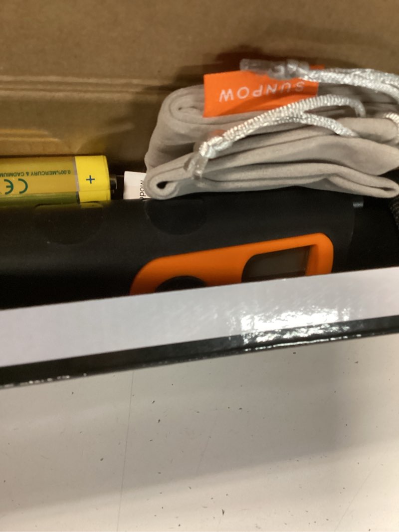 Condition photo showing Good Condition for sunpow metal detector pinpointer for adults & kids, fully waterproof, 360°detection handheld pin pointer wand with lcd screen, 3 modes (buzzer, vibration,sound) for treasure hunting- otmd08 black&yellow