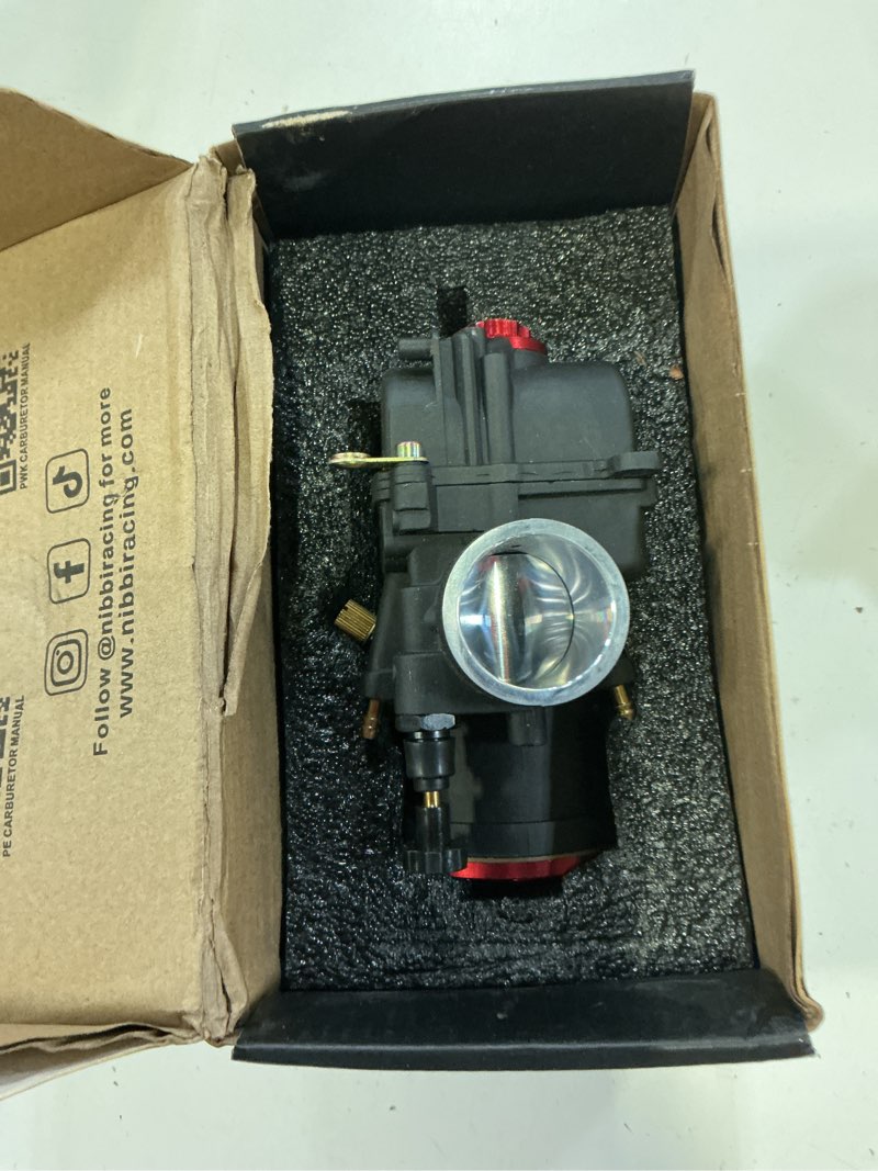Condition photo showing As Is for nibbi carburetor pwk 32mm motorcycle, 250cc-300cc power carb with carb jets, fit gy6 engine dirt bike mini bike ssr ttr apollo taotao atv pwk-32mm