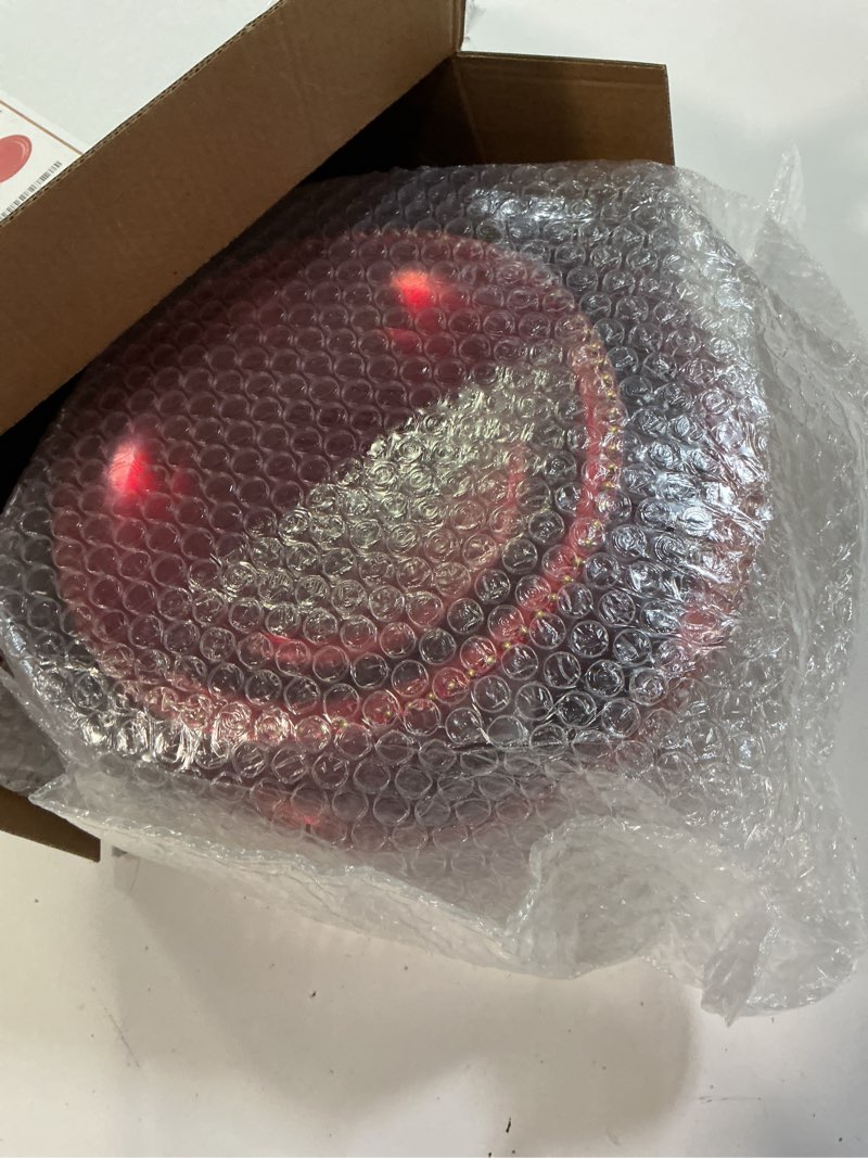 Condition photo showing New/Like New for rubtlamp 60pcs red gold plastic plates, red disposable plates with gold beaded, clear heavy-duty party plates, fancy plastic plates include 30 dessert platos, 30 dinner platos for party mother's day
