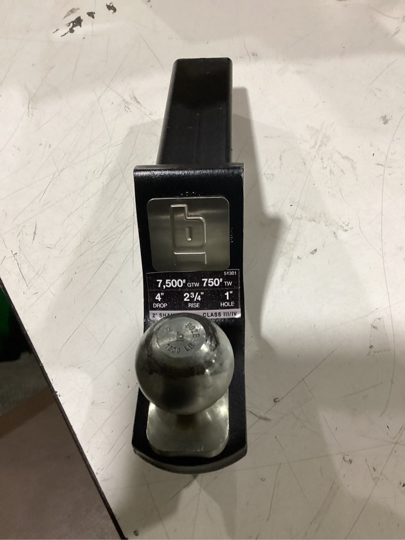Condition photo showing Good Condition for brok heavy duty 2" drop security kit for automotive hitch ball mounts 7,500 lbs weight capacity