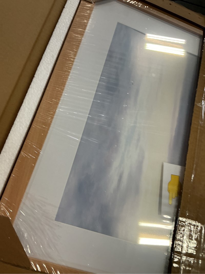 Condition photo showing Good Condition for vnvnk 18x18 frame natural wood color, perfect for 18x18 inch picture without mat or 14x14 inch picture with mat, home wall decor picture frame-1 pcs 18x18 natural