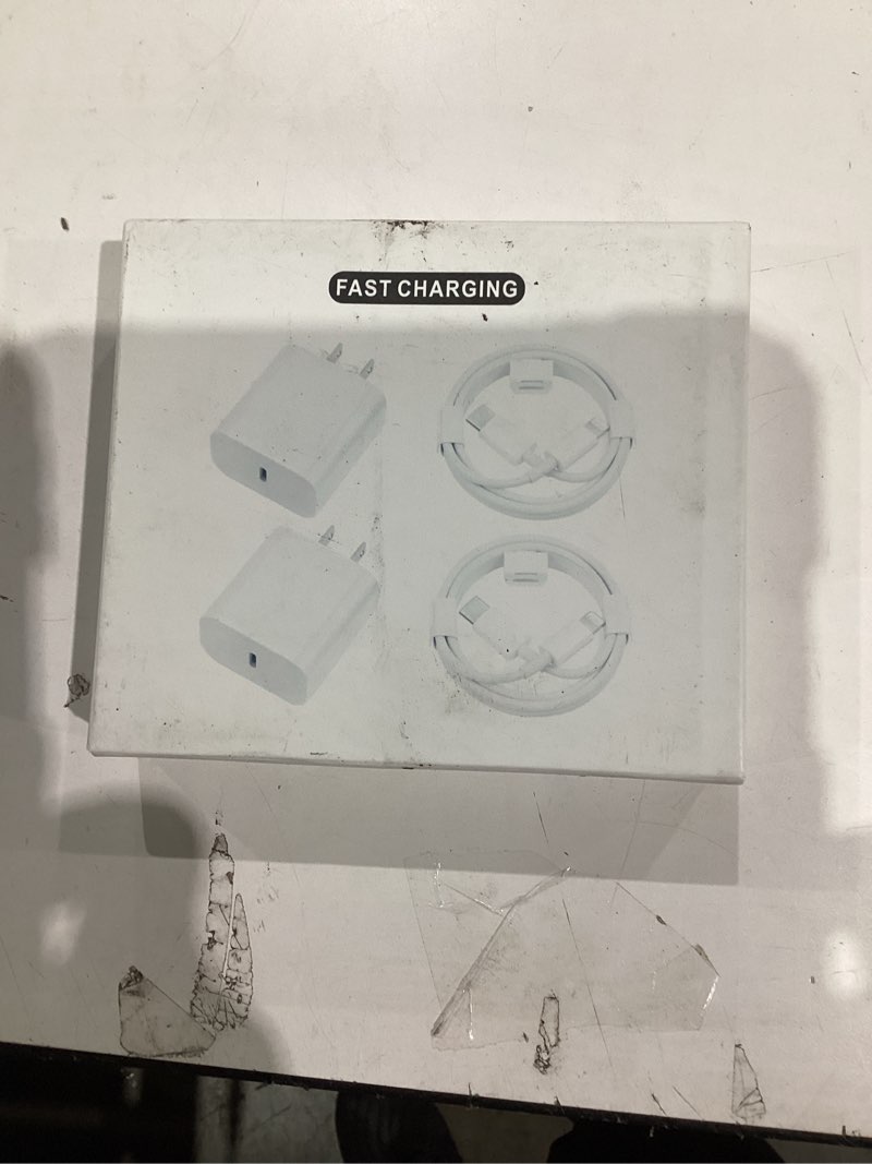 Condition photo showing New/Like New for iPhone Charger Fast Charging,[MFi Certified] 2Pack 20W Type C Fast Charger Block with [10FT&6FT] USB C to Lightning Cable Compatible for iPhone 14/13/12/11 Pro Max/Xs Max/XR/X,iPad White