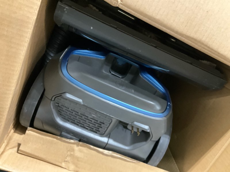 Condition photo showing As Is for Kenmore BC3005 Pet Friendly Lightweight Bagged Canister Vacuum Cleaner with Extended Telescoping Wand, HEPA, 2 Motors, Retractable Cord, and 4 Cleaning Tools, Blue