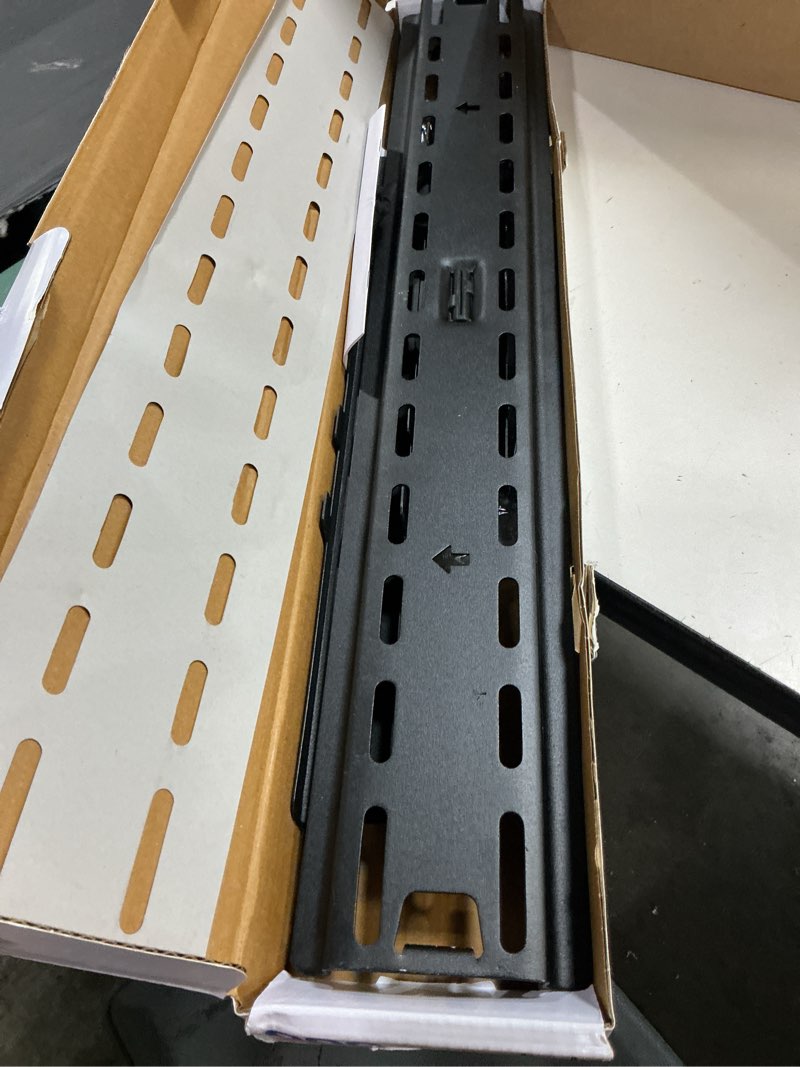 Condition photo showing As Is for onn fixed tv wall mount for 32" to 86" tvs, holds up to 120 lbs
