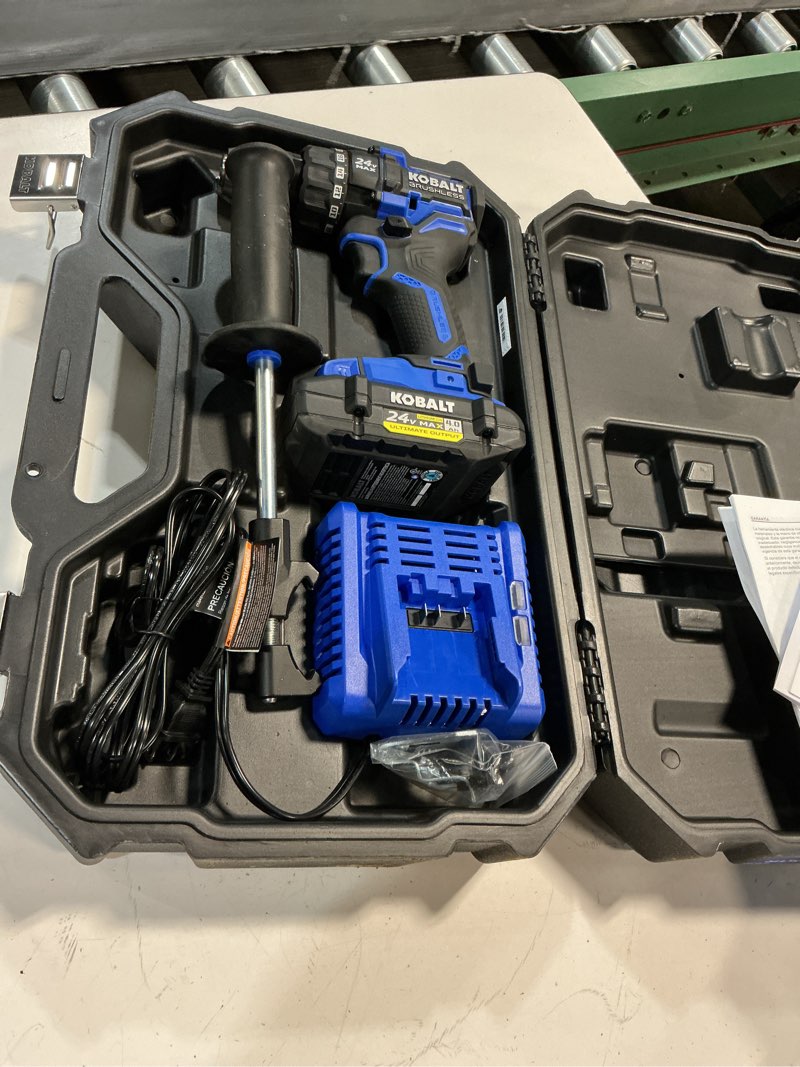 Condition photo showing Good Condition for kobalt 1518740 cordless 1/2\" hammer drill kit 24v 4.0 ah (p08004840