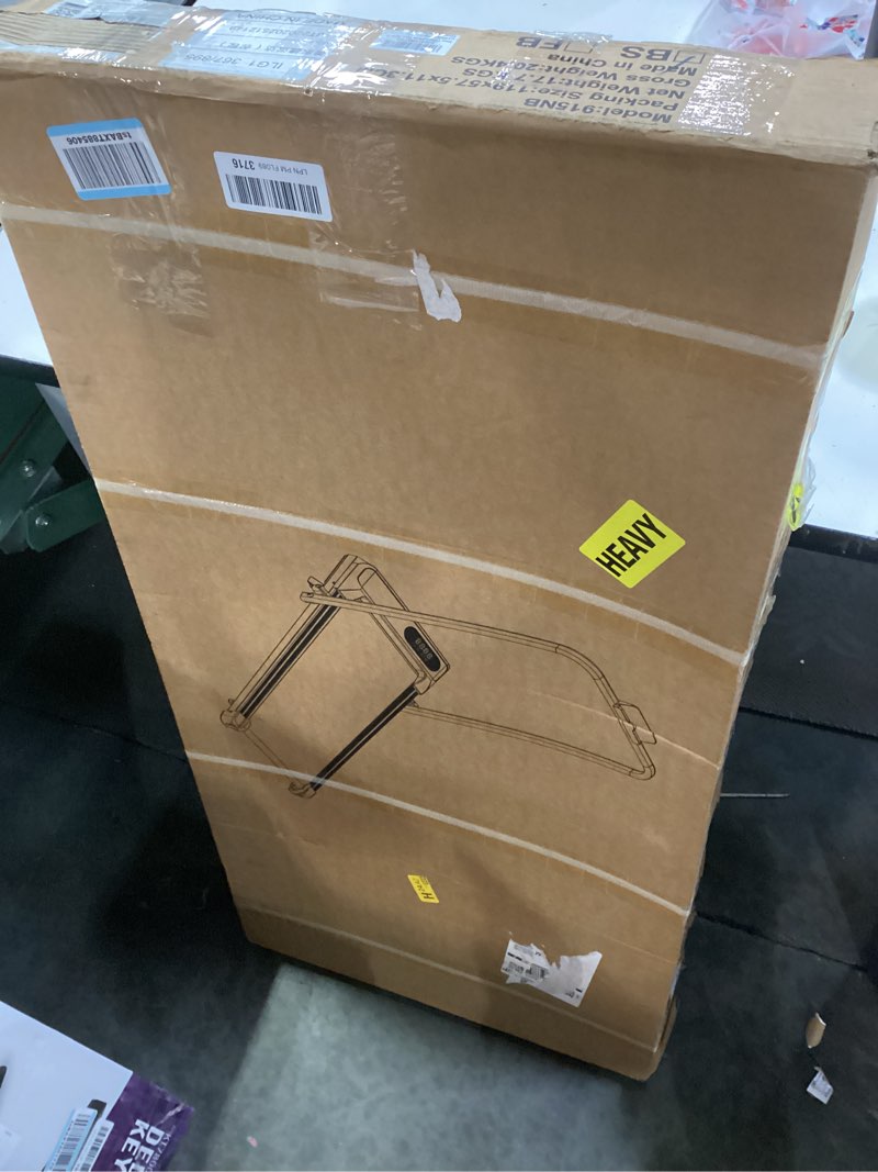 Condition photo showing New/Like New for walking pad treadmill with handle bar for home office,3.0hp low noise portable folding under desk treadmill with remote control,jogging running machine,350 lbs capacity,led display