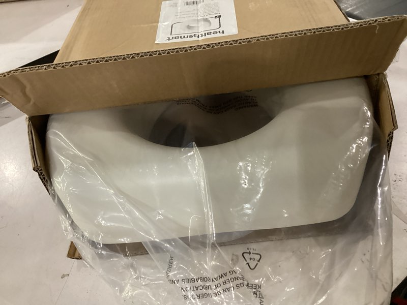 Condition photo showing Good Condition for healthsmart enhanced comfort 5" raised (round) toilet seat risers for seniors 5 slip resistant pads fsa/hsa eligible padded toilet seat elevation 15.7 x 15.2 x 6.1