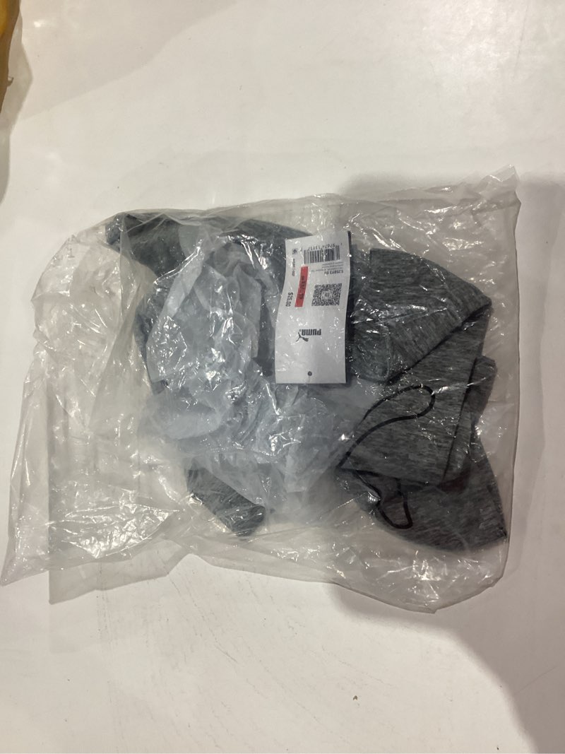 Condition photo showing New/Like New for Puma Womens Train All Day Essential Logo T-Shirt X-Small Medium Gray Heather Ss25