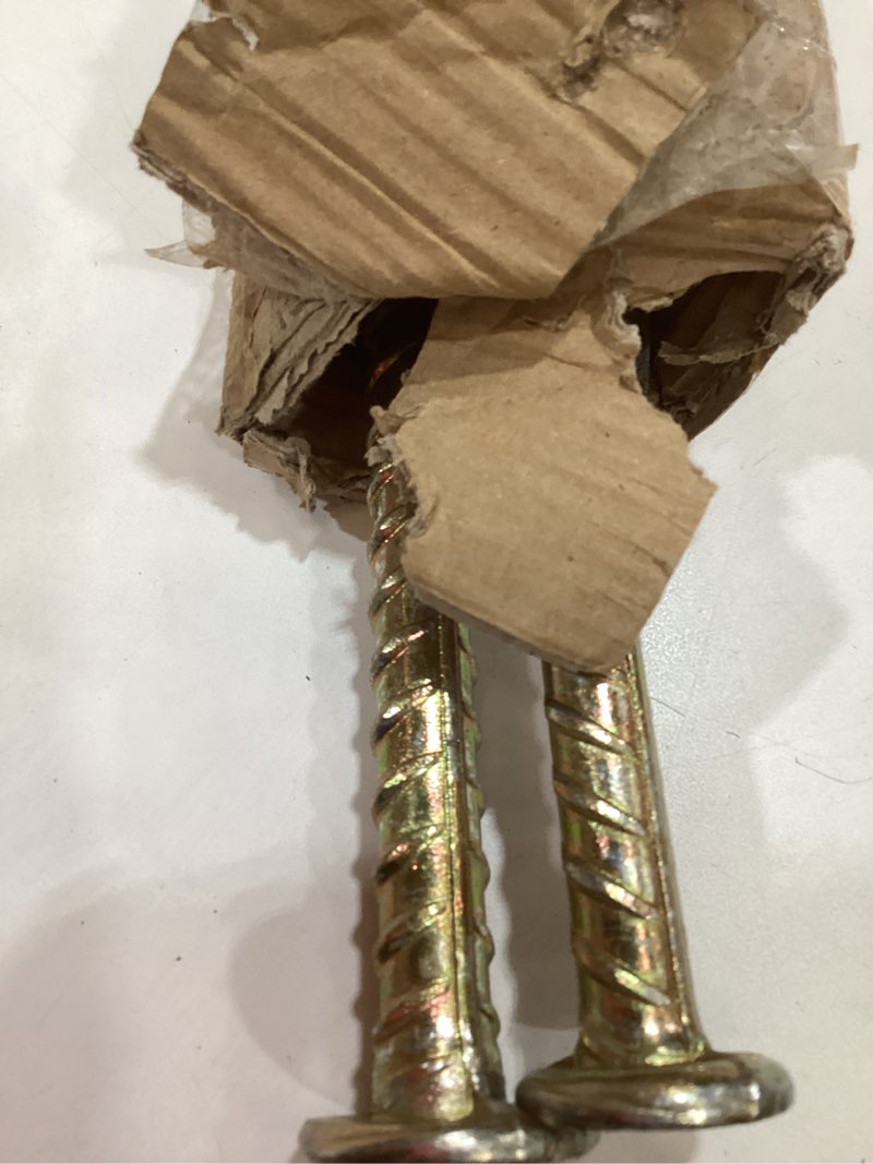 Condition photo showing As Is for 30 inch long rebar stakes - 9/16 inch diameter heavy duty asphalt anchors, galvanized steel ground anchor for speed bump, wheel stop, tent and more (4 counts)