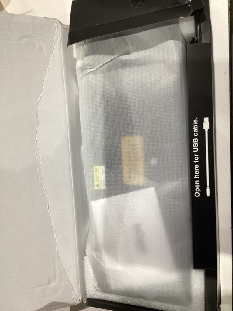 Condition photo showing New/Like New for RedThunder K95 Wireless Mechanical Keyboard, TFT Screen & Knob, Tri-Mode BT5.0/2.4GHz/USB-C Hot Swappable Custom, Pre-lubed Linear Pink Switches, Gasket Structure, RGB Gaming Keyboard, Black-Gold Black Gold