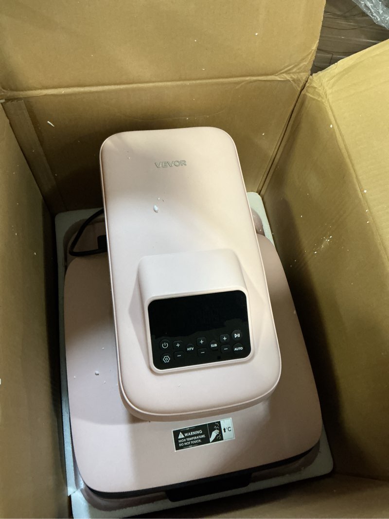 Condition photo showing Good Condition for VEVOR Auto Heat Press Machine, 15 x 15 inch, T-Shirt Press Machine with Auto Release and Adjustable 