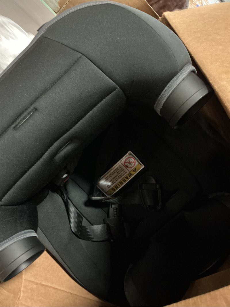 Condition photo showing Good Condition for safety 1st ellaris 3-in-1 convertible car seat, slim fit design, rear & forward-facing, 5-position headrest, 3-across fit, travel-friendly with machine-washable seat pad, smokey haze