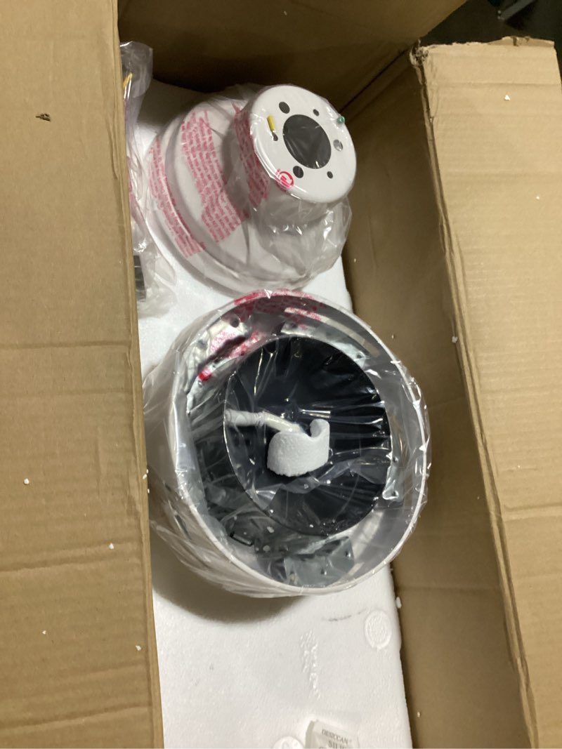 Condition photo showing Good Condition for addlon ceiling fans with lights, 52 inch low profile ceiling fan with light and remote control, flush mount, reversible, 3cct, dimmable, noiseless, white ceiling fan for bedroom, indoor/outdoor use 52 inch white