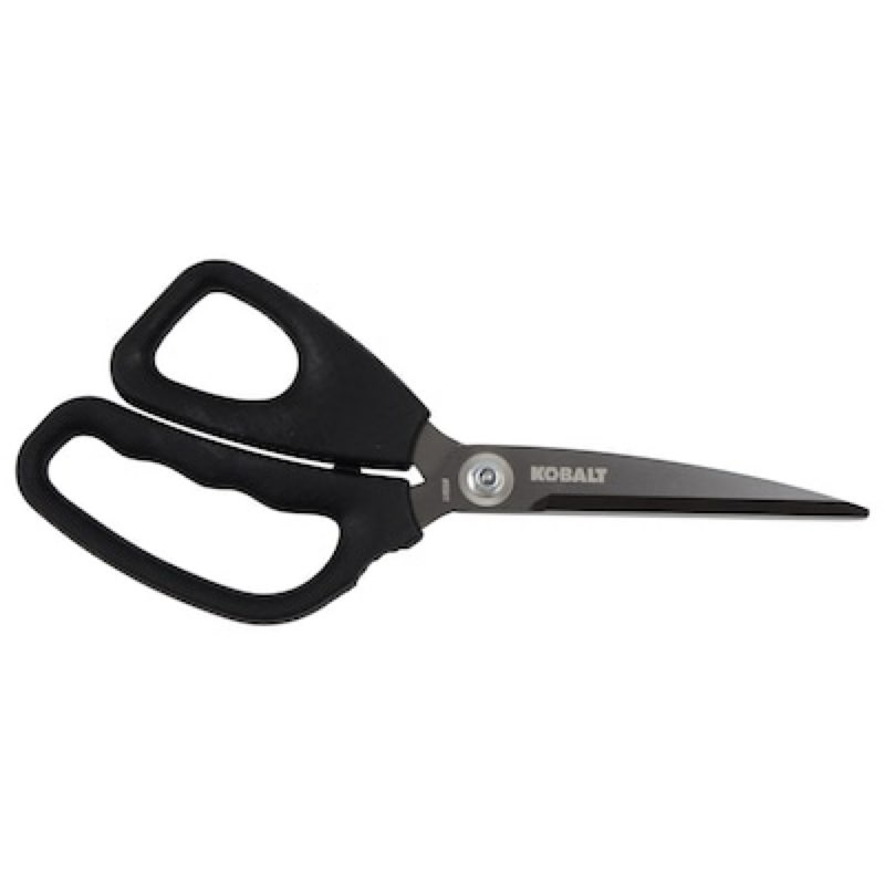 kobalt gray 10-in serrated full tang construction scissors