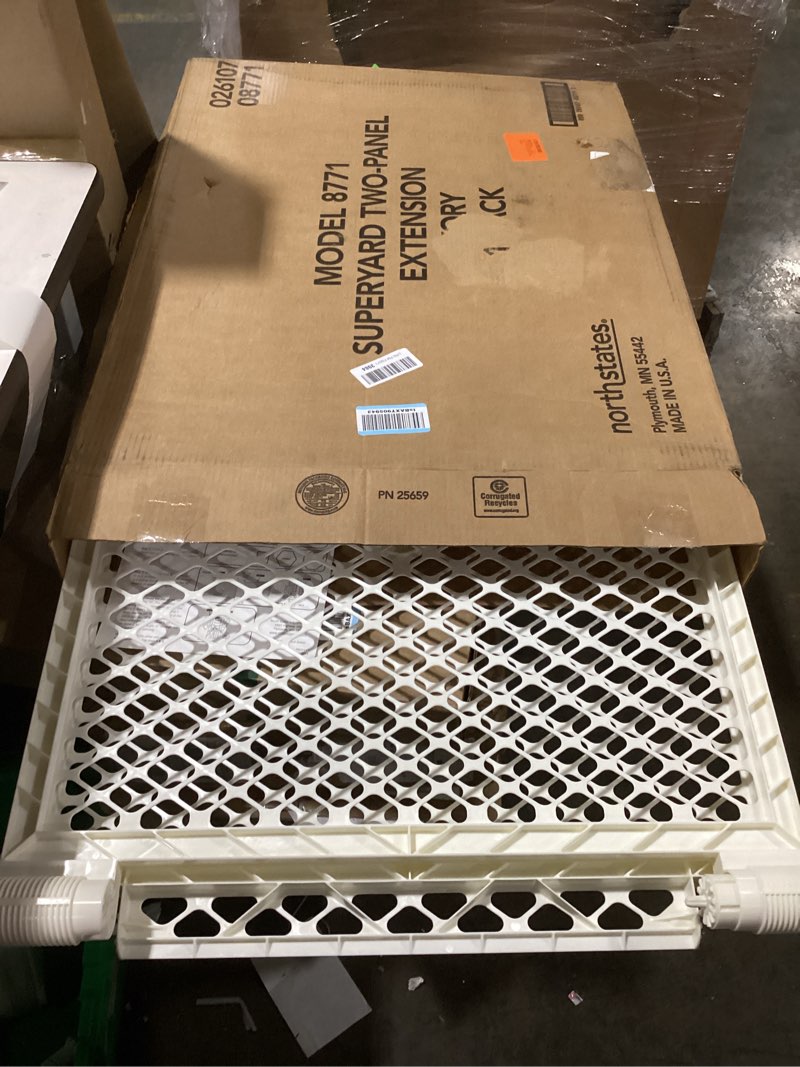 Condition photo showing New/Like New for Toddleroo by North States - Superyard 2-Panel Extension: 65.5 Inch Play Yard Extension - Works with Superyard Playpens - Ivory 2-Panel Extension Ivory