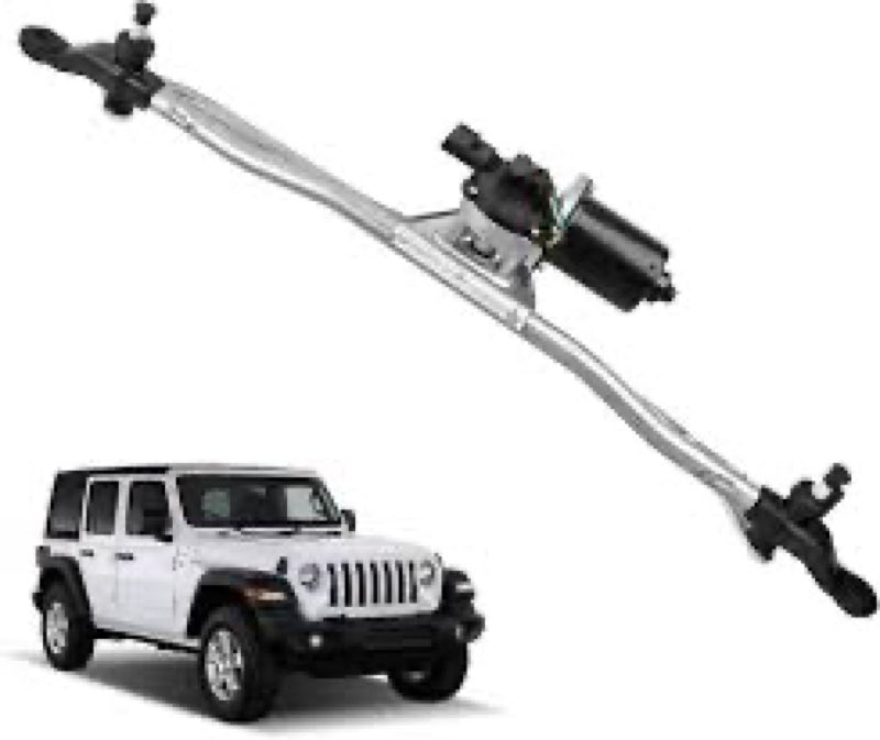 Wahparts Front Windshield Wiper Motor and Linkage Assembly Compatible With 2007-2018 Jeep Wrangler R