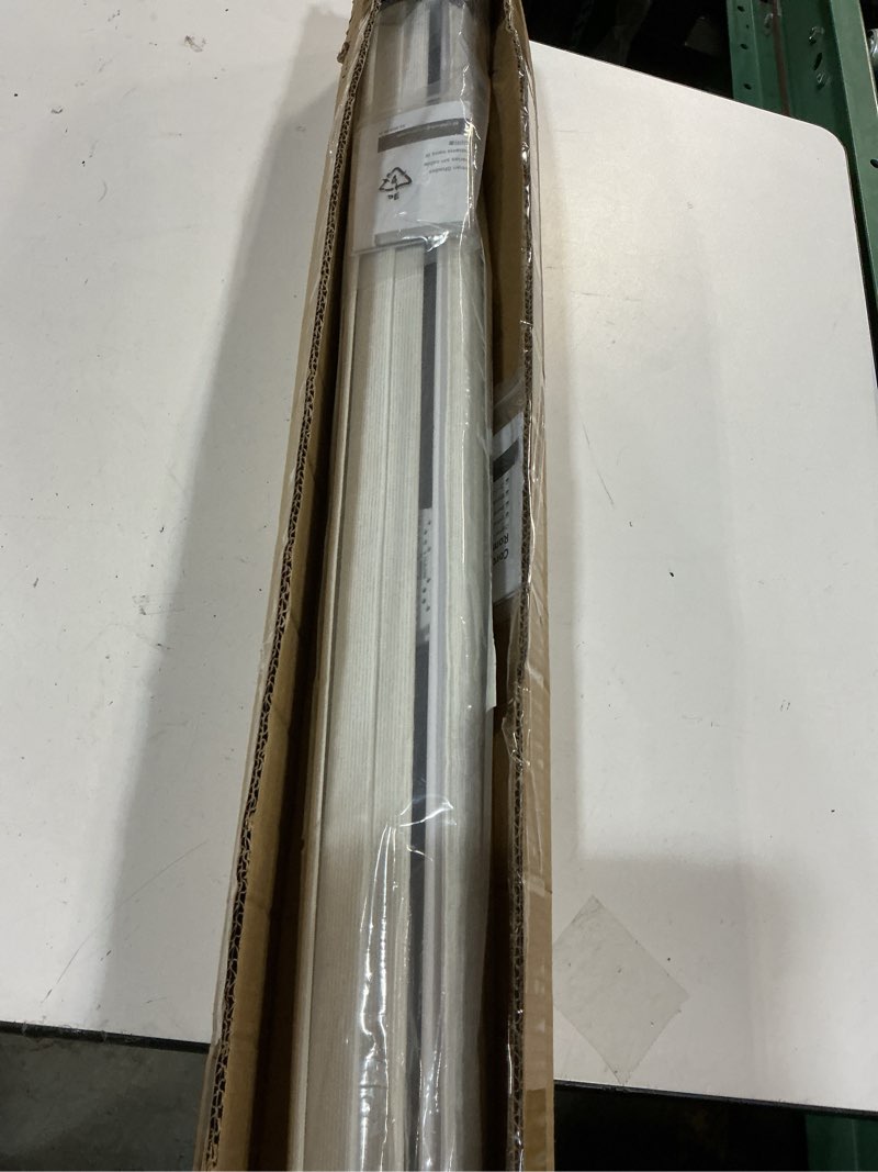 Condition photo showing Good Condition for unishades 100% blackout cordless roman shades for indoor windows & french doors, 33 3/4" w × 60" h - blackout - natural blackout - natural 33 3/4" w × 60" h