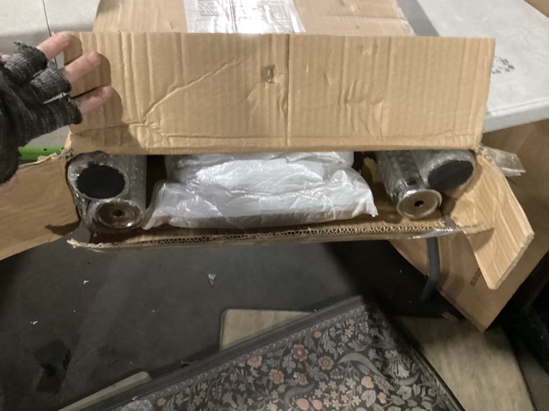 Condition photo showing Good Condition for Stainless Steel Work Table 24x12x31 Inch with 4 Wheels Heavy Duty Food Prep Worktable with Adjustable Undershelf for Commercial Kitchen Restaurant, Hotel and Garage 24x12x31 inches