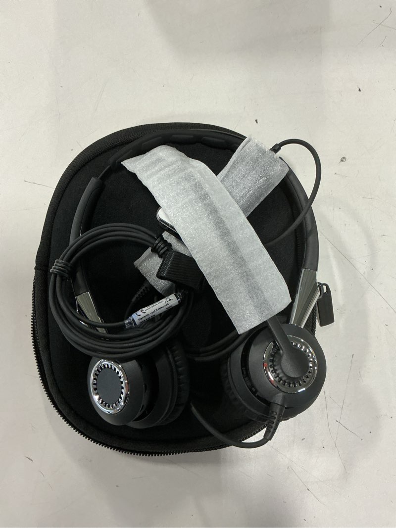 Condition photo showing New/Like New for Jabra 2400 II USB Duo CC Wired Call Center Headset for Softphone with Noise Cancelling Microphone, Optimized for Unified Communication