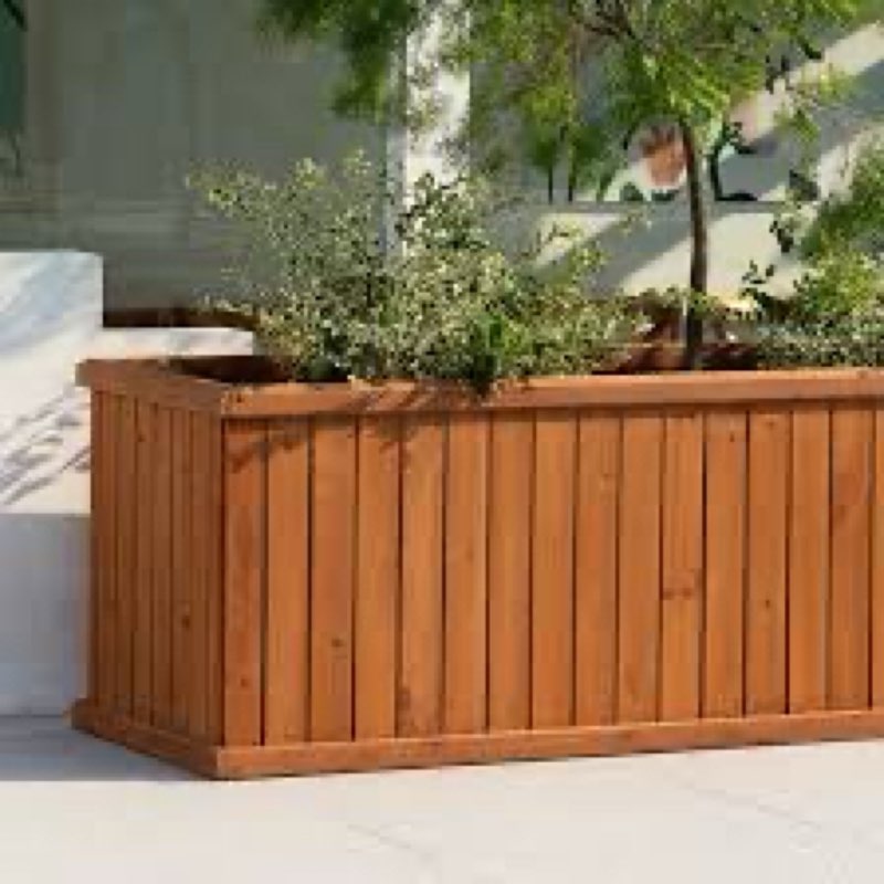 barros outdoor wood planter box new green house beauty and hope raised garden bed