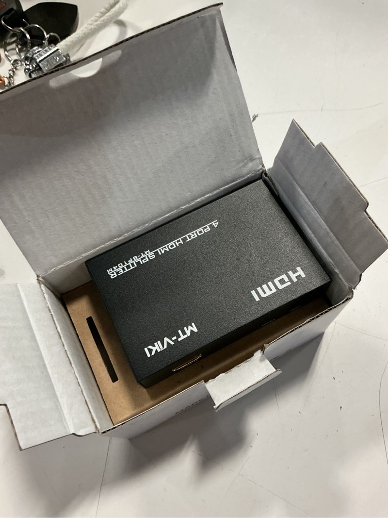 Condition photo showing Good Condition for mt-viki hdmi splitter 1 in 4 out, 1x4 power hdmi splitter 4 ports w/ac adapter, 4kx2k@30hz 3d full hd distributor for ps4 fire stick hdtv