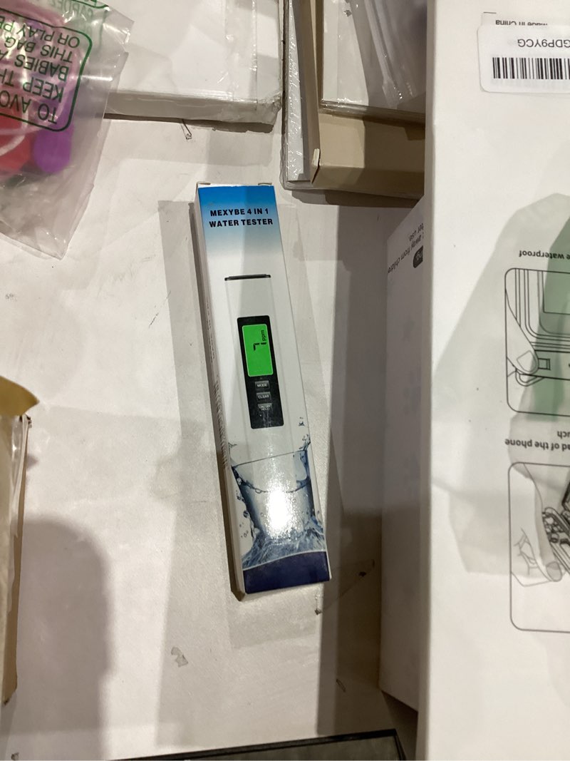 Condition photo showing New/Like New for 2025 All-New 4 in 1 Tds Meter Digital Water Tester - Accurate and Reliable TDS EC & Temp(°C,°F) Meter - 0-9999ppm - Professional Testing for Drinking Water, RO/DI System, Aquariums etc White