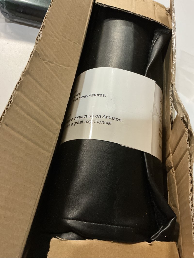 Condition photo showing Good Condition for leather recliner pillow, adjustable neck & head support pillow, pu leather non-slip headrest for recliner chair, couch, office chair, sofa black