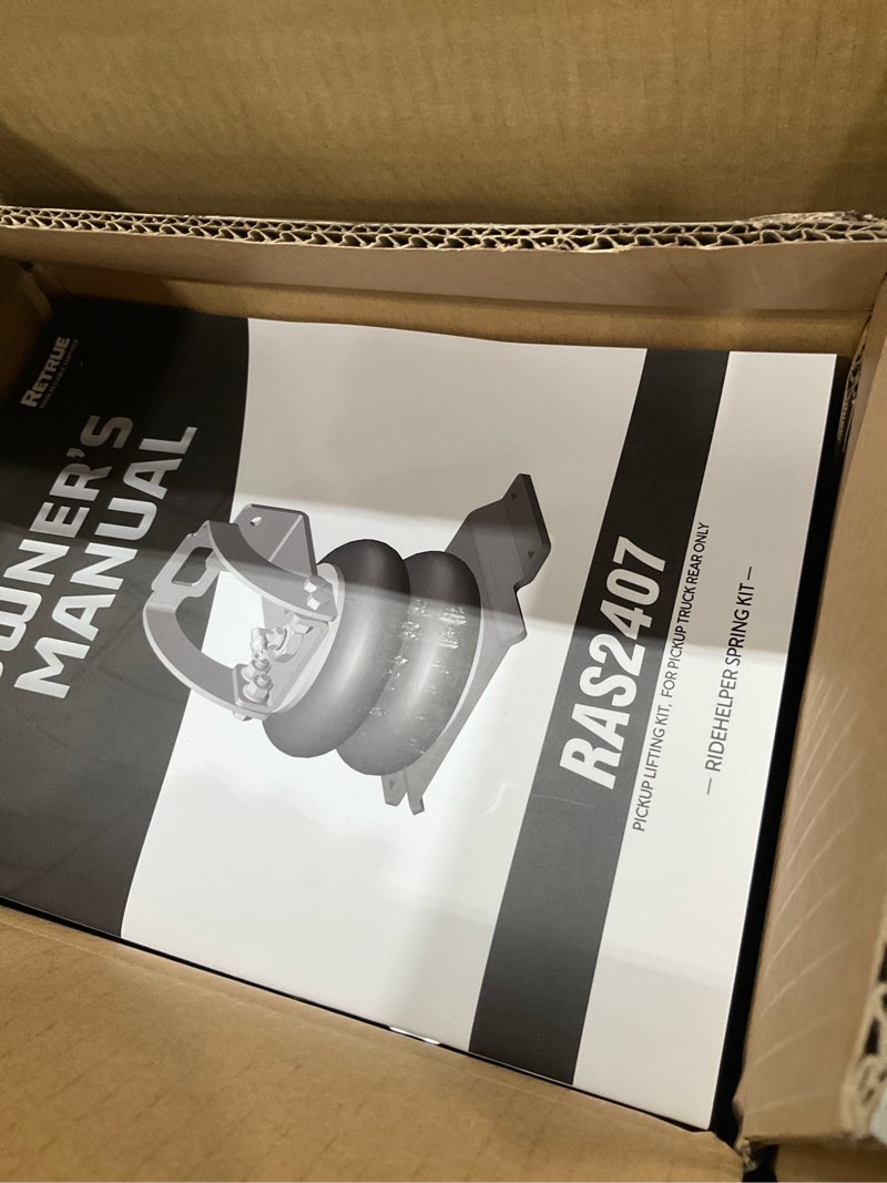 Condition photo showing Good Condition for air suspension kit for toyota tacoma prerunner 2wd tacoma 2wd/4wd 2005-2023 [up to 5,000 lbs. of load leveling capacity] ride-helper air helper replaces firestone 2407