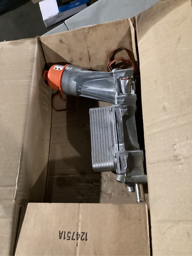 Condition photo showing As Is for Dorman 926-959 Patented Upgraded Aluminum Engine Oil Filter Housing with Oil Cooler and Filter Compatible with Select Models (OE FIX)