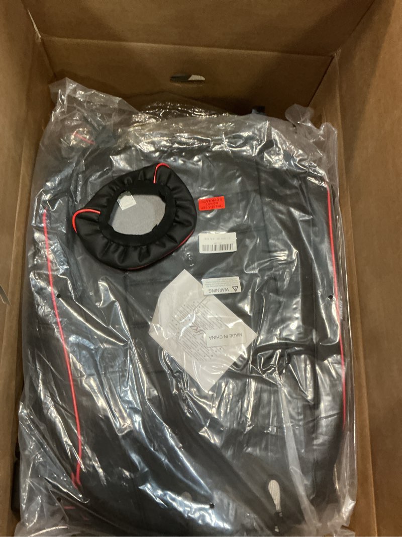 Condition photo showing Good Condition for hkz fit crv car seat covers full set for honda cr-v 2023 2024 2025 2026 crv lx;ex;ex-l;sport;touring;special edition & hybrid model - leather (black with red trim) 2023-2026 crv black with red trim