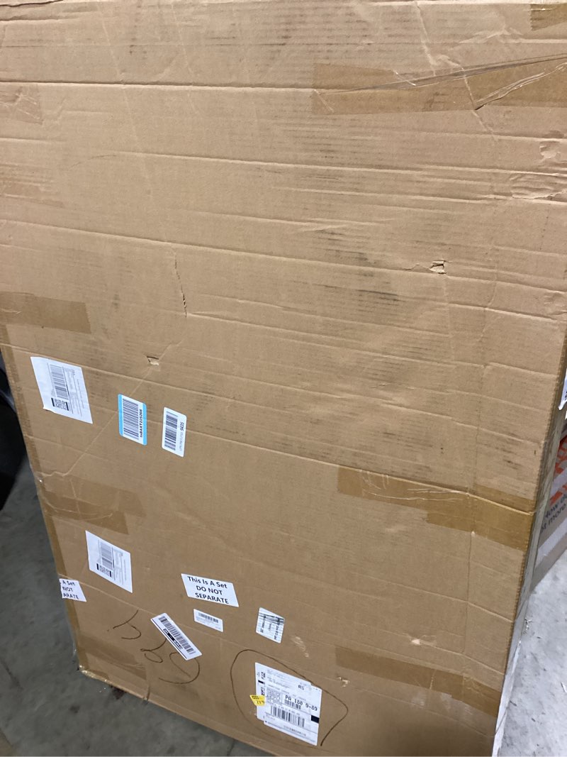 Condition photo showing Good Condition for sintuff 2 pack large wooden ramadan decor islamic eid mubarak 3ft crescent moon & 4ft mosque dome white floor decor for room entrances ramadan kareem gift party home decoration, lights not included