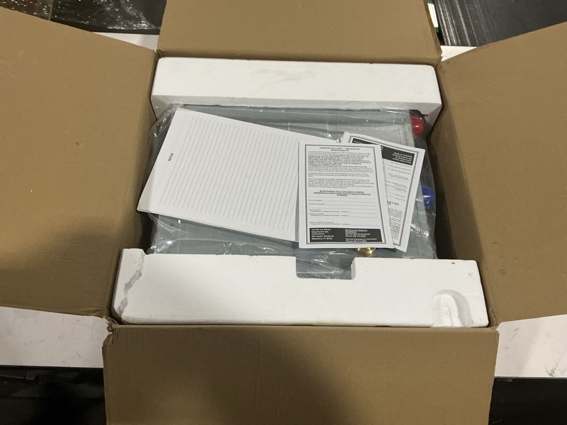 Condition photo showing Good Condition for rheem rtex-24 24kw 240v electric tankless water heater, gray whole home, 24 kw