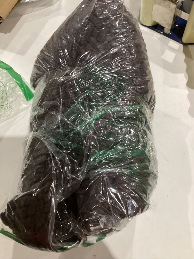 Condition photo showing As Is for Magic Sofa Covers Couch Covers 2024 New Wear-Resistant Universal Sofa Covers Washable Stretch Couch Cushion Covers Slipcovers for Sectional Sofa (Texture Brown, Chaise Cover) Texture Brown Chaise Cover