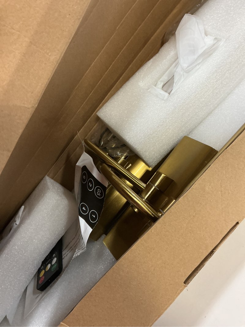Condition photo showing Good Condition for 2 Pack 24" Brass Gallery Picture Lights - 8000mAh Rechargeable Battery Powered Wireless Lighting for Large Gallery, Museum & Living Room Brass 24IN 2Pack