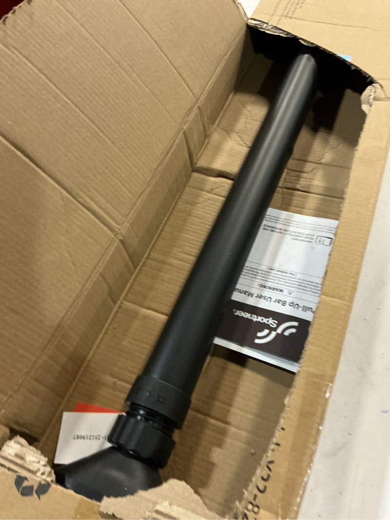 Condition photo showing Good Condition for sportneer pull up bar: strength training chin up bar no screws - adjustable 29.5''-37''(75-94cm) width locking mechanism pull up bar for doorway - max load 440lbs for home gym upper body workout, non-slip