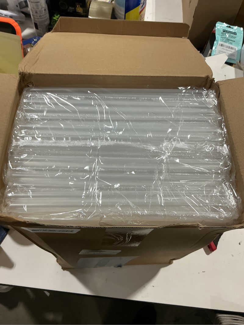 Condition photo showing Good Condition for tessco for you 600 pcs 9.84 inch jumbo smoothie straws bulk 10 mm large plastic disposable bubble tea straws wide-mouthed individually wrapped for tall homemade milkshakes drinking (clear) 9.84 inch clear color 600