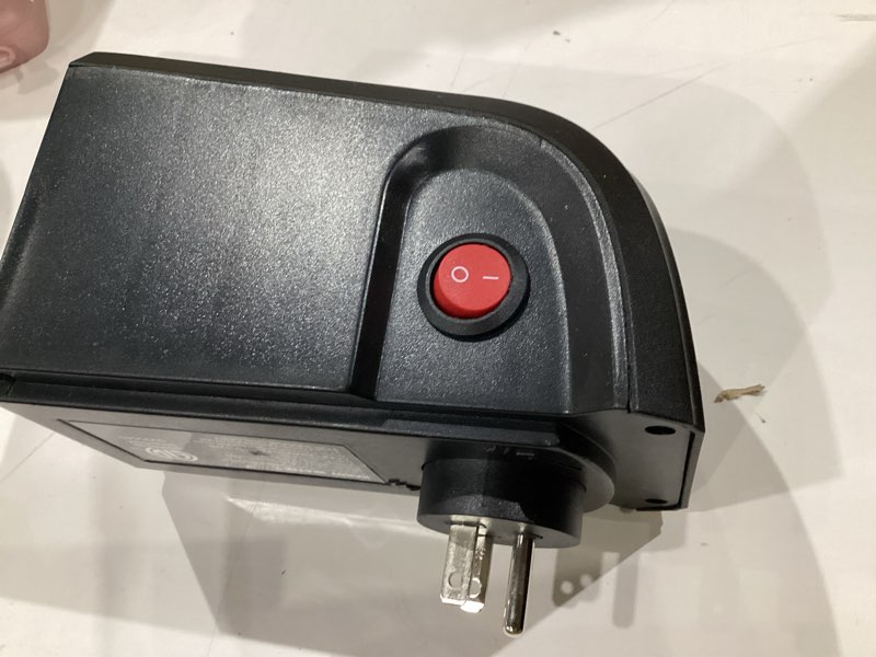 Condition photo showing As Is for 400w low-power portable mini heater, quick-heating household mini heater electric heater, small quick-heating and electricity-suitable saving, for living room, bedroom, office, bathroom,black