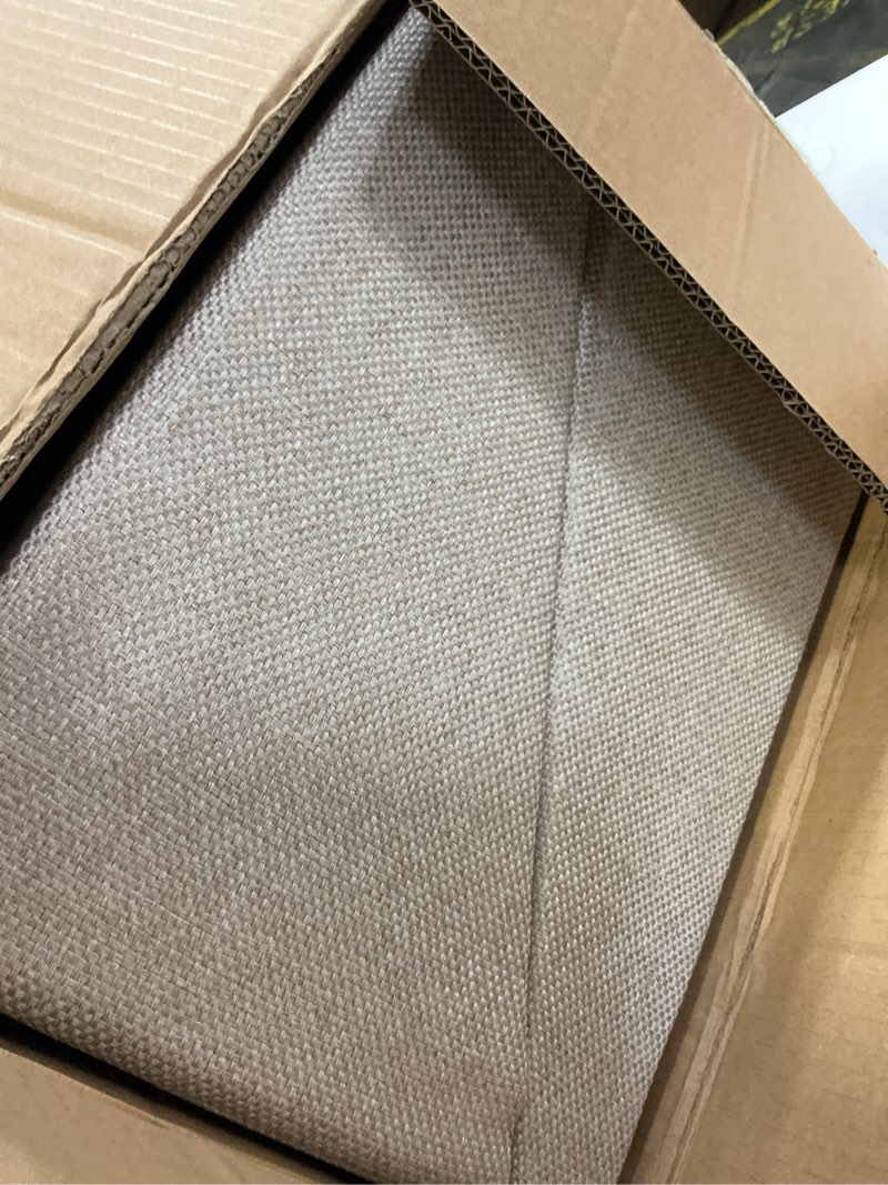 Condition photo showing Good Condition for 17.13" h dog stairs for small dogs, 2-in-1 pet steps & ottoman - foldable dog stairs for couch, non-slip wooden pet stairs for puppy senior injured dogs (light beige)