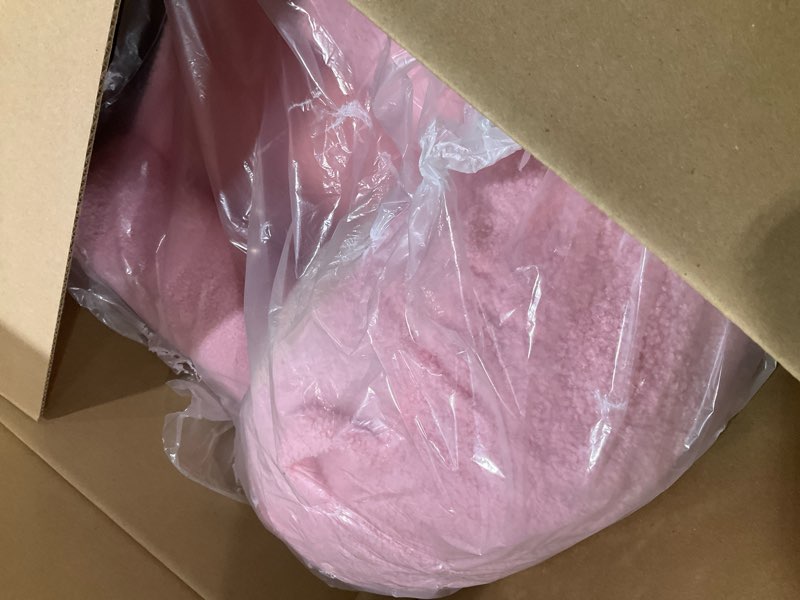 Condition photo showing Good Condition for comfy toddler chair, snuggly kids armchair, pink rainbow