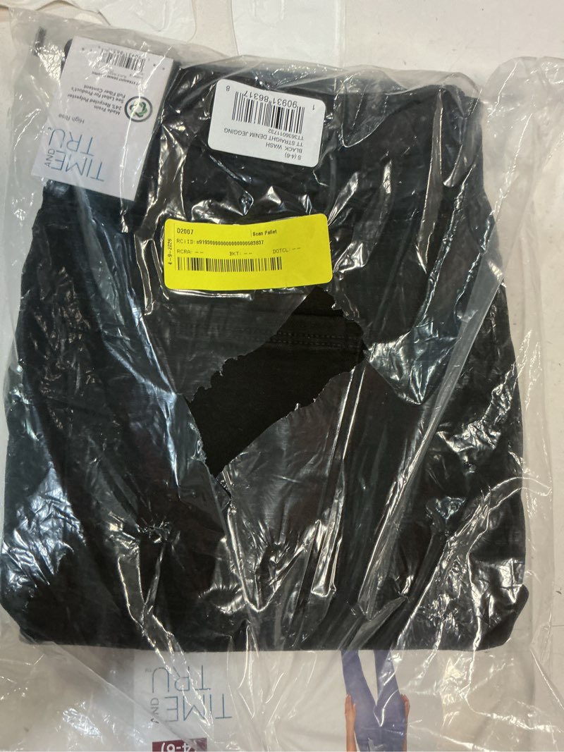 Condition photo showing Good Condition for time and tru women’s high rise straight leg denim jegging ( s 4-6) 