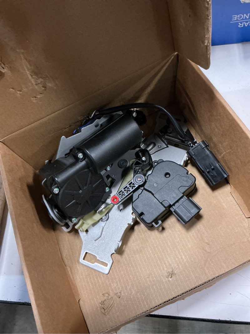 Condition photo showing Good Condition for rear left sliding door lock latch actuator compatible with 2008-2016 chrysler town & country, 2008-2020 dodge grand caravan, 2012-2015 ram c/v replaces 5020769ab 5020769ac 68030379ac rear left sliding door 1