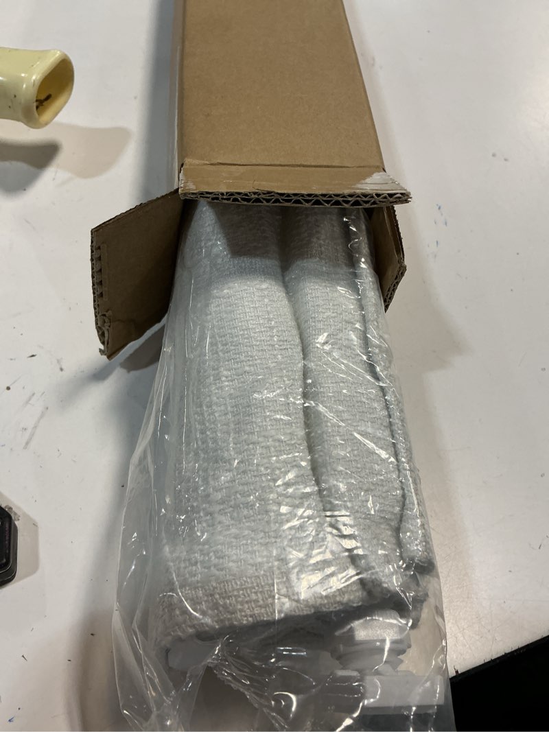 Condition photo showing Good Condition for No Tools No Drill Cordless Roman Shades for Indoor Windows 100% Blackout, for Window Size 34" W × 64" H White White 34" W × 64" H