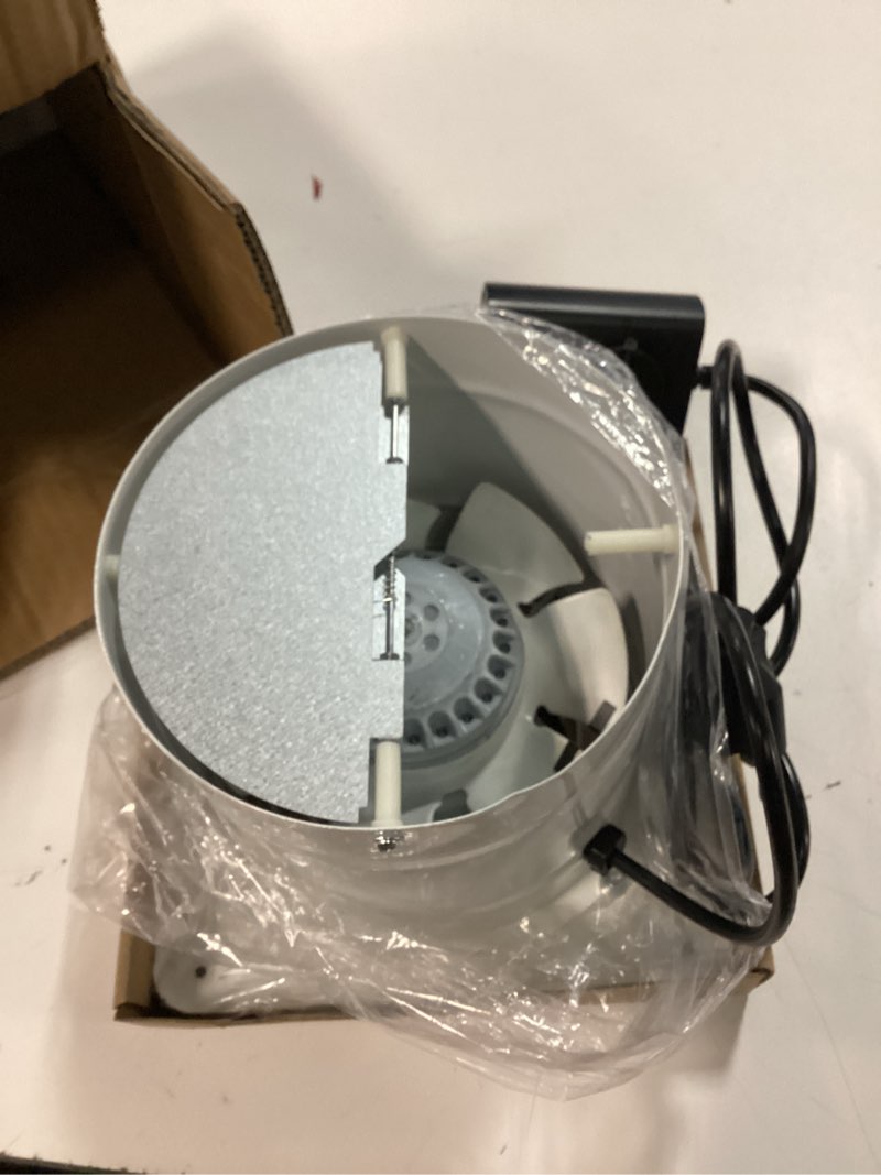 Condition photo showing Good Condition for hg power 6 inch exhaust fan with speed controller, 308cfm wall exhaust fanfor kitchen, bathroom, metal extractor fan for pet room, smoking room, attic, garage, window ventilation 6 inch with speed controller white